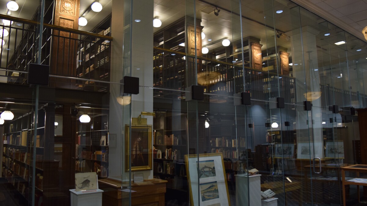 A look 'behind the glass': A visit to Central Library's Rare Books